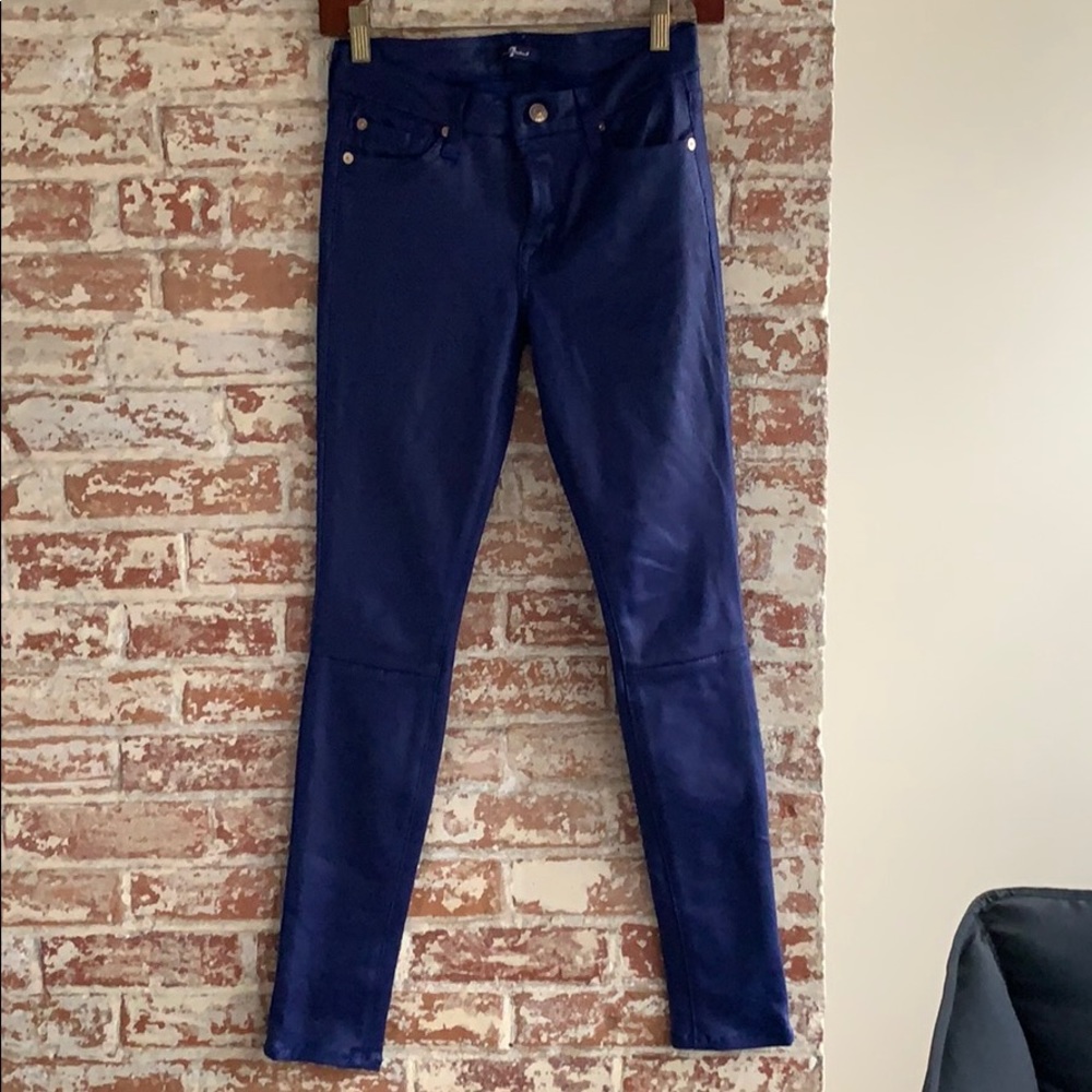 7 for all Mankind Leather-like Skinny